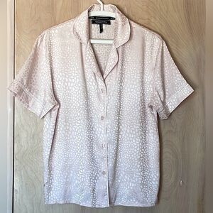 BCBGMaxAzria Pajama Set Top Shorts Loungewesr Sleepwear Med